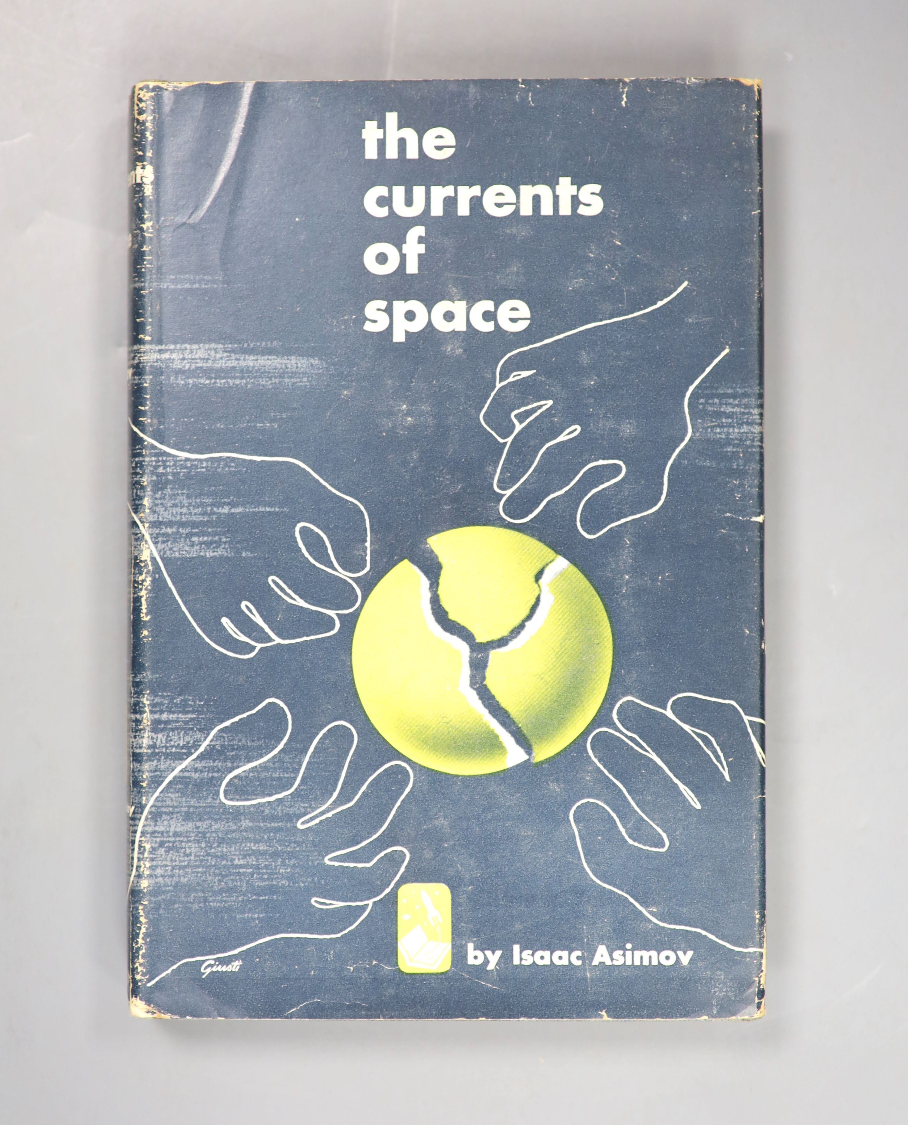 Asimov, Isaac - The Foundation Trilogy, all 1st editions, all in unclipped d/j’, all Gnome Press, New York - Foundation, 1951; Foundation and Empire, 1952; Second Foundation, 1953, with , The Stars Like Dust, 1st edition